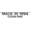 Made In Customizable Glitter Banner