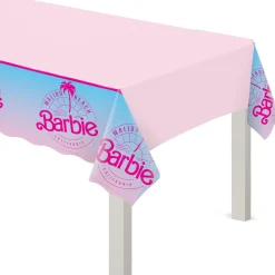Malibu Barbie Plastic Table Cover, 54in x 96in