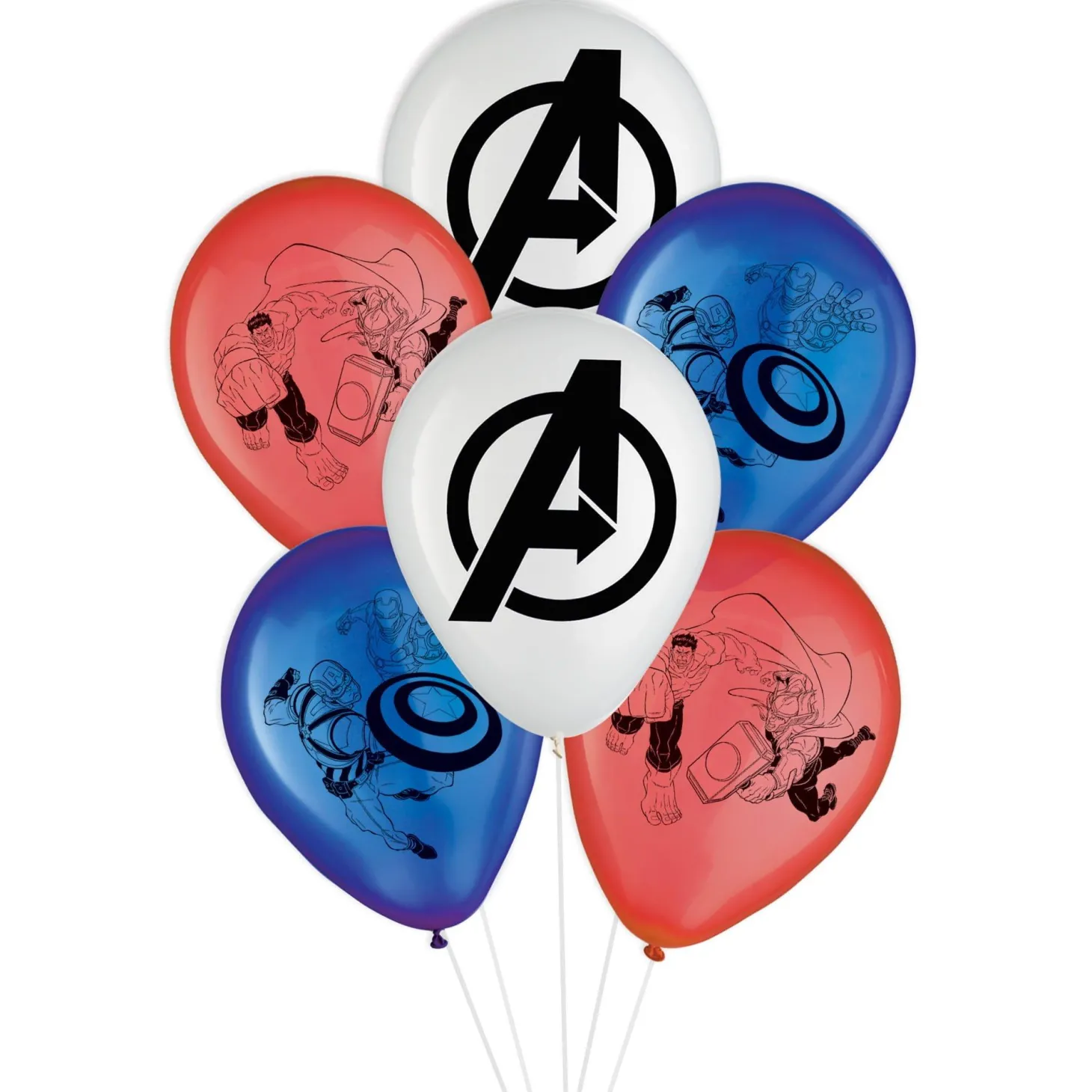 Marvel's Avengers Latex Balloons, 6ct