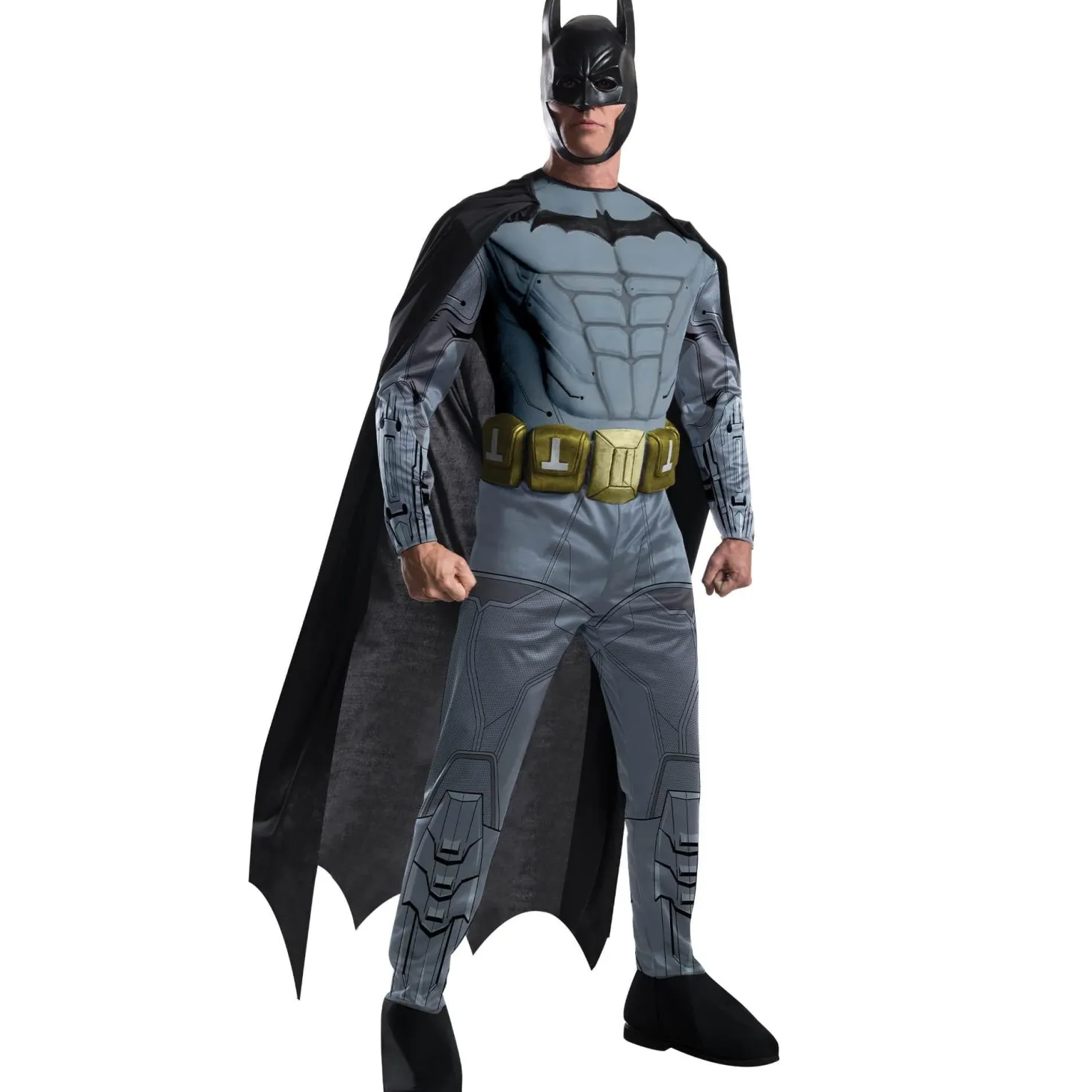 Men's Batman Arkham City Muscle Chest Batman - Deluxe