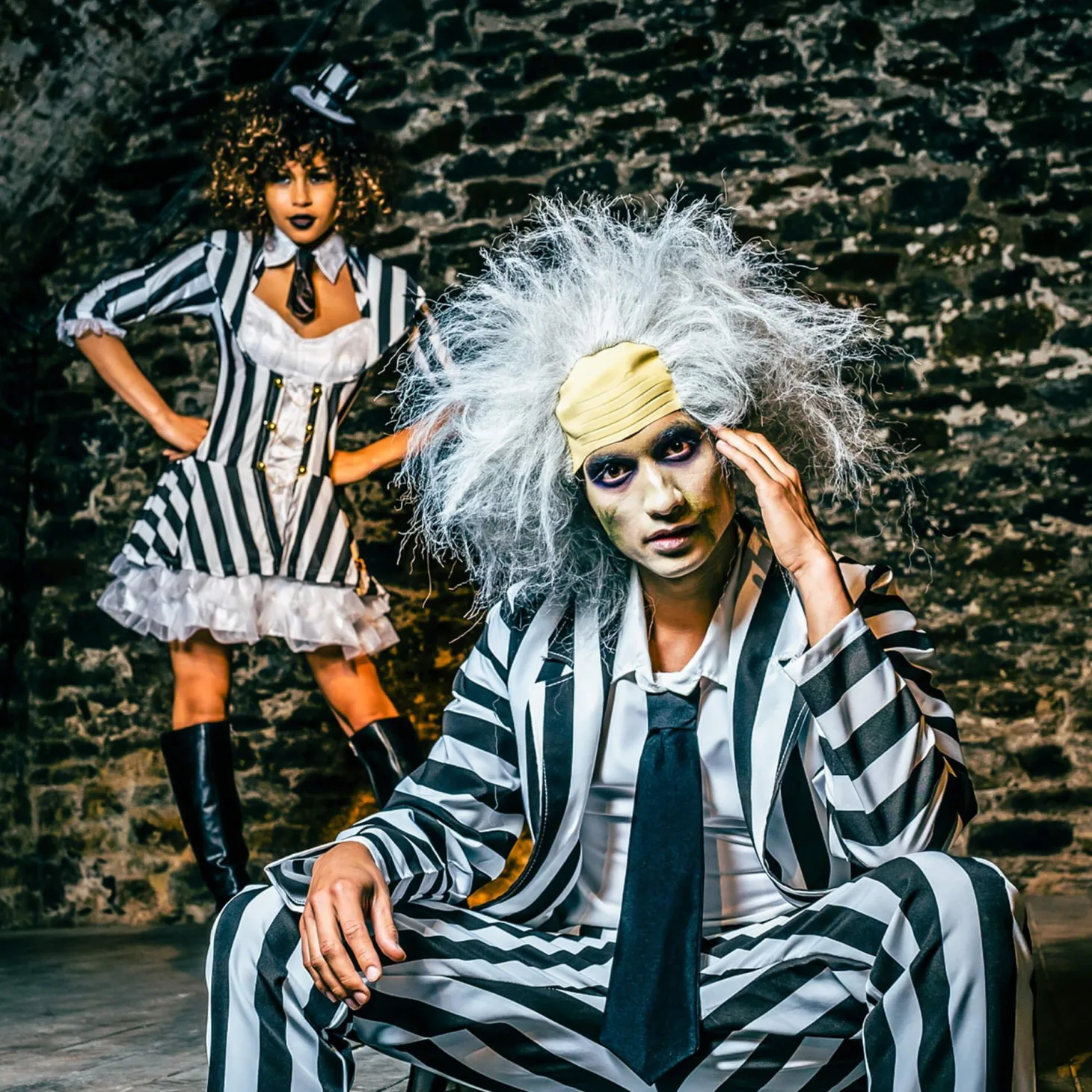 Men's Beetlejuice Wig