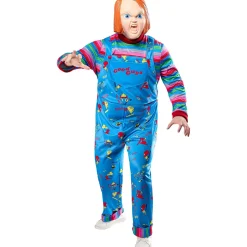 Men's Big and Tall Child's Play 2 Chucky Costume with Mask