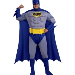 Men's Big and Tall The Brave And The Bold Muscle Chest Batman Costume