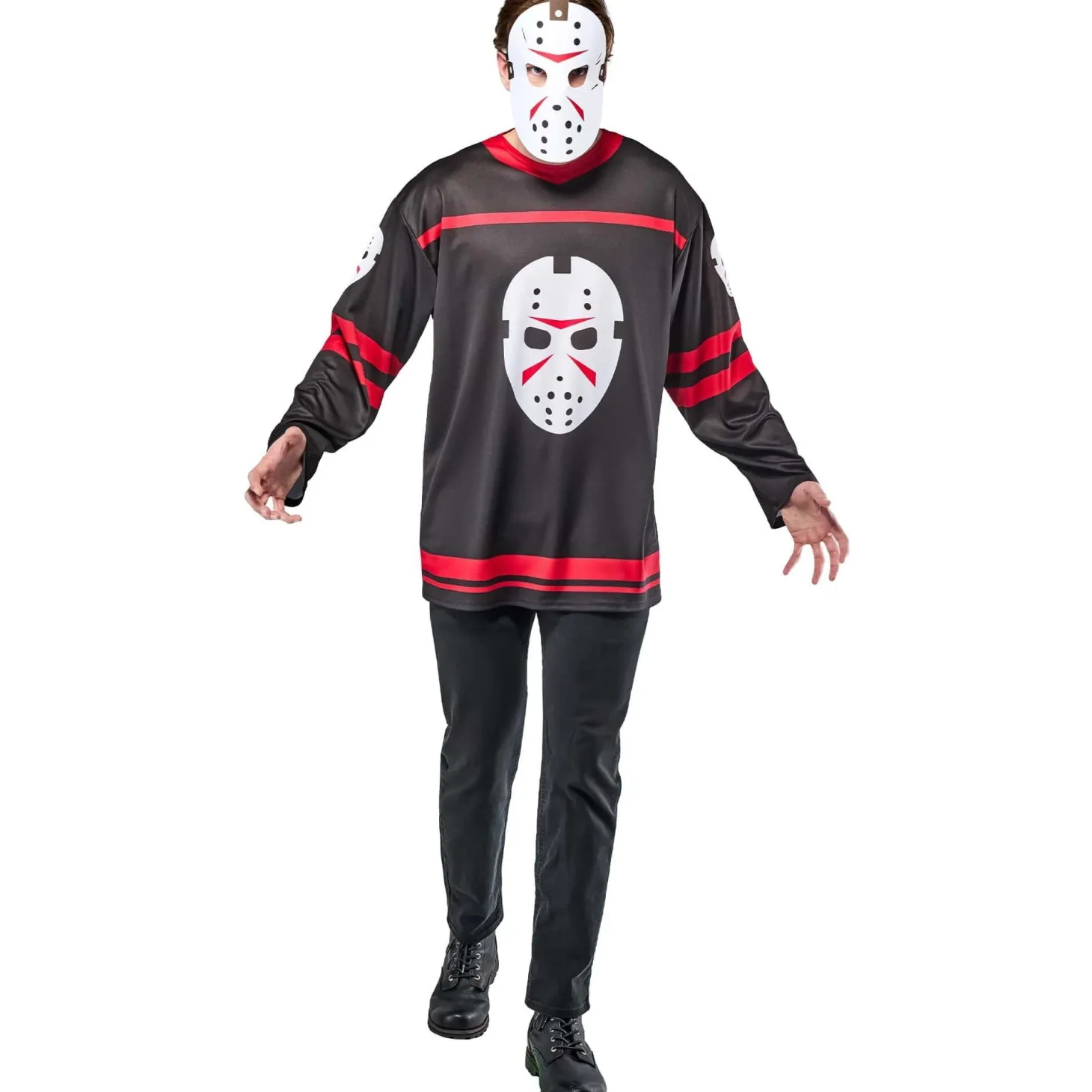 Men's Friday the 13th Jason Voorhees Costume Top with Mask