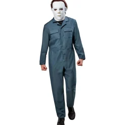 Men's Halloween 2 Michael Myers Overhead Latex Mask with Hair