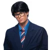 Men's Short Black Super Reporter Wig