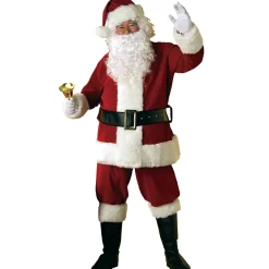 Men's Ultra Plush Santa Suit Costume - Super Deluxe