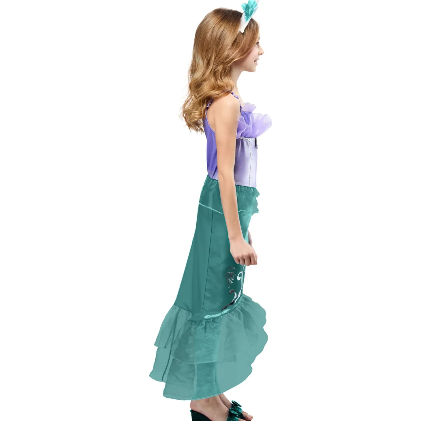 Mermaid Princess Costume Dress for Girls