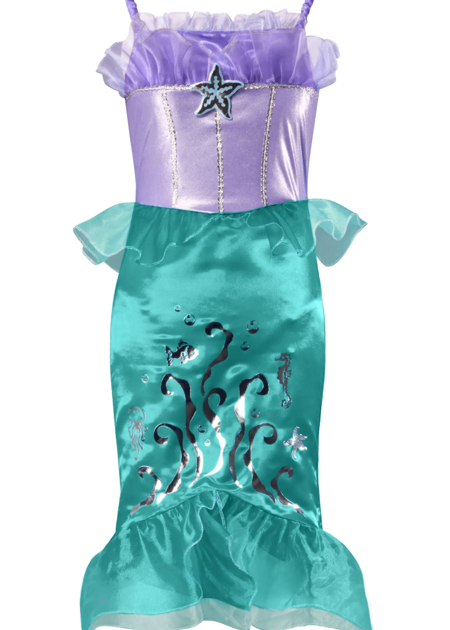 Mermaid Princess Costume Dress for Girls