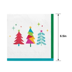 Merry Everything Tree Paper Lunch Napkins, 6.5in, 40ct
