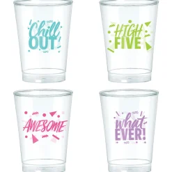 Metallic Awesome 80s Plastic Cups 20ct