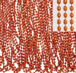 Metallic Bead Necklaces, Assorted Colors, Multiple Counts