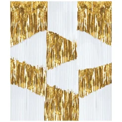 Metallic Golden Age Foil Fringe Backdrop, 3ft x 4ft