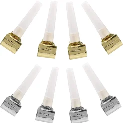 Metallic Gold & Silver Foil Blowouts 8ct