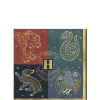 Metallic Hogwarts United Paper Beverage Napkins, 5in, 16ct - Harry Potter