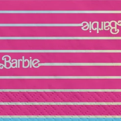 Metallic Malibu Barbie Paper Lunch Napkins, 6.5in, 16ct