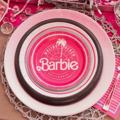 Metallic Malibu Barbie Paper Dessert Plates, 7in, 8ct