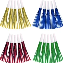 Metallic Rainbow Celebration Fringe Squawkers 30ct