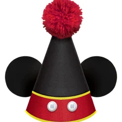 Mickey Mouse Forever Cardstock & Fabric Party Hat, 5in x 7in