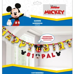Mickey Mouse Forever Personalized Birthday Banner Kit 2ct