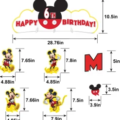 Mickey Mouse Party Kit for 8 Guests