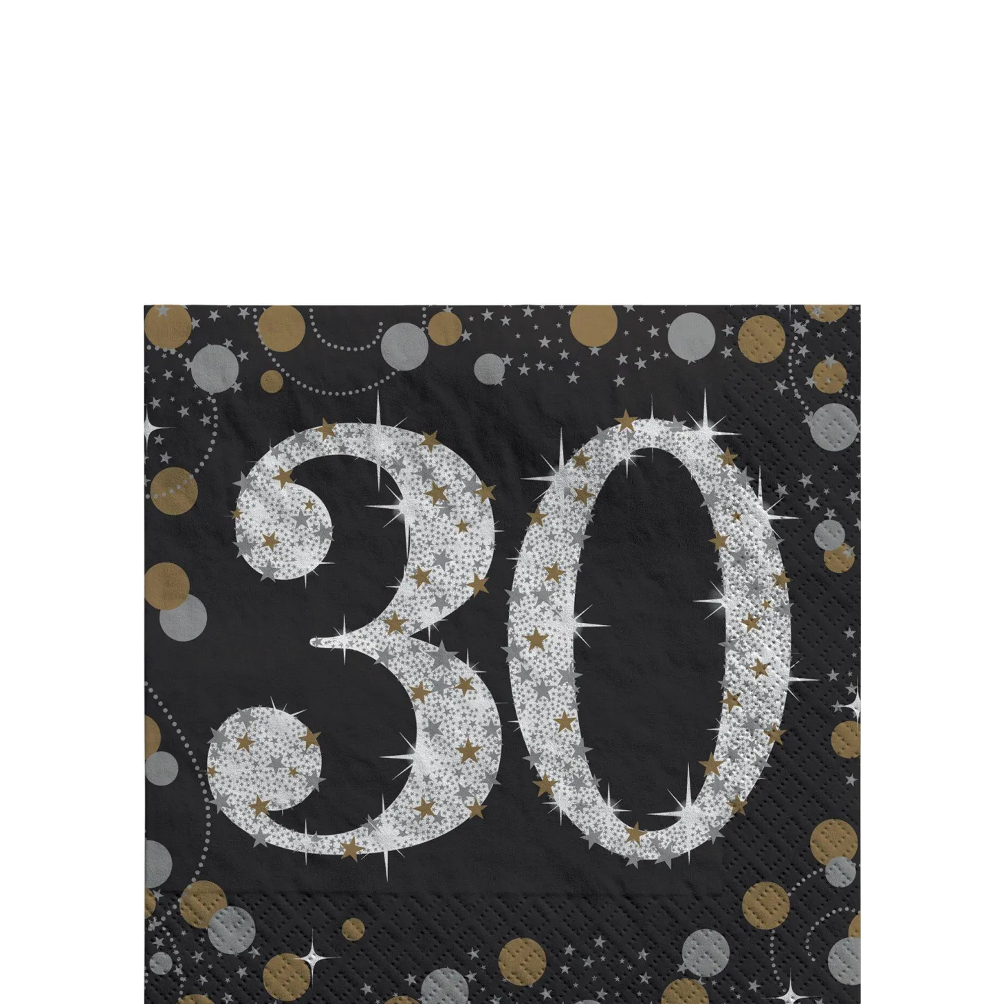 Milestone Beverage Napkins, 16ct - Sparkling Celebration, Ages