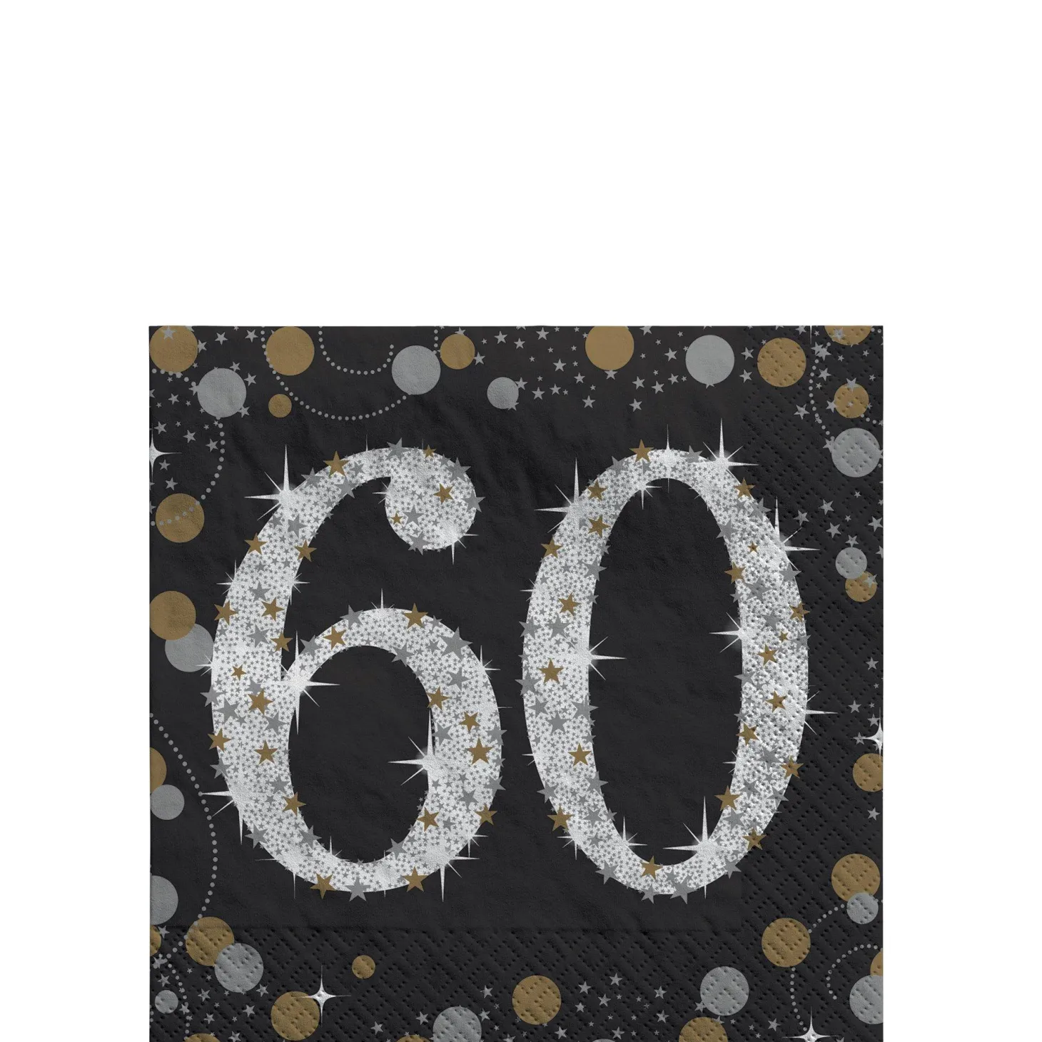 Milestone Beverage Napkins, 16ct - Sparkling Celebration, Ages