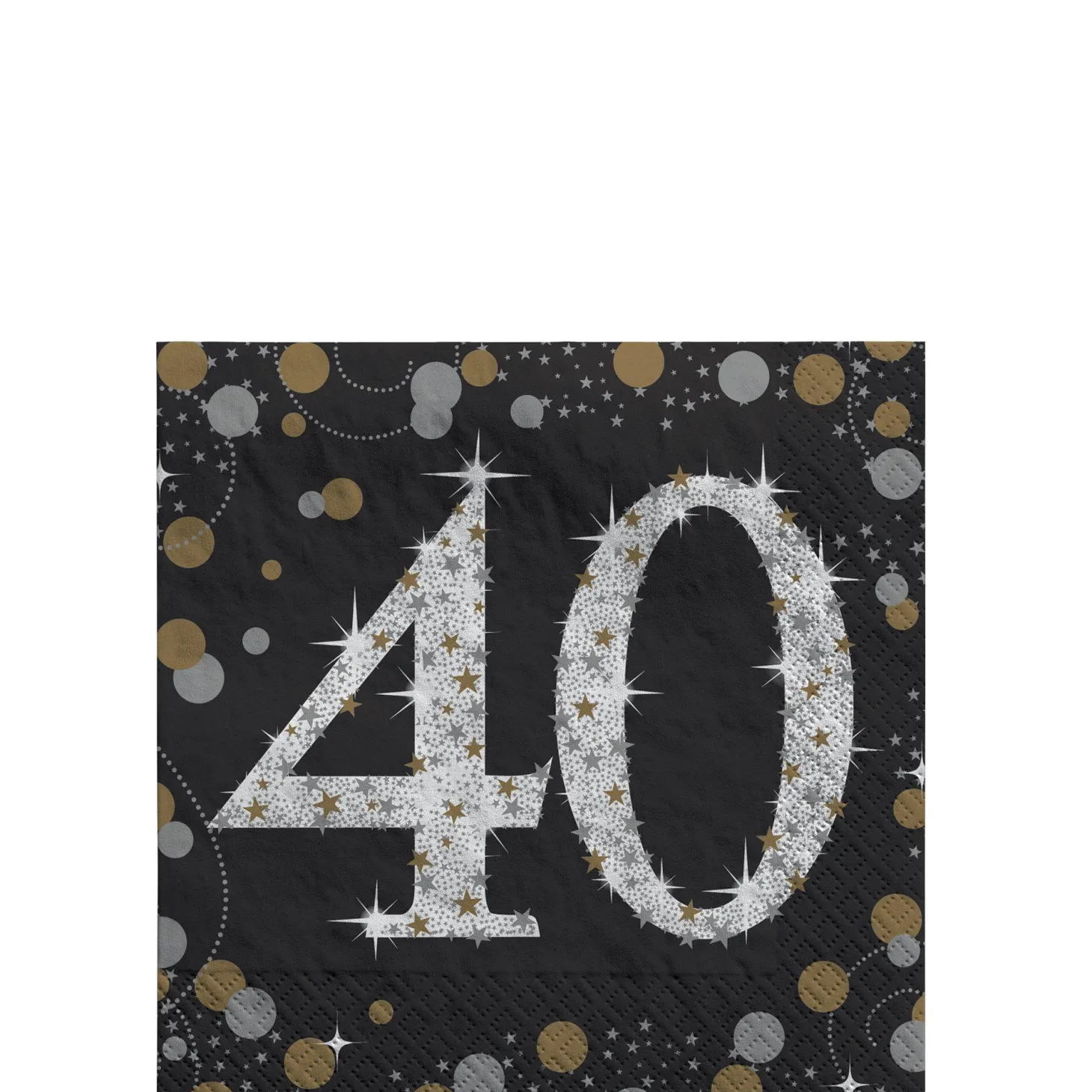 Milestone Beverage Napkins, 16ct - Sparkling Celebration, Ages