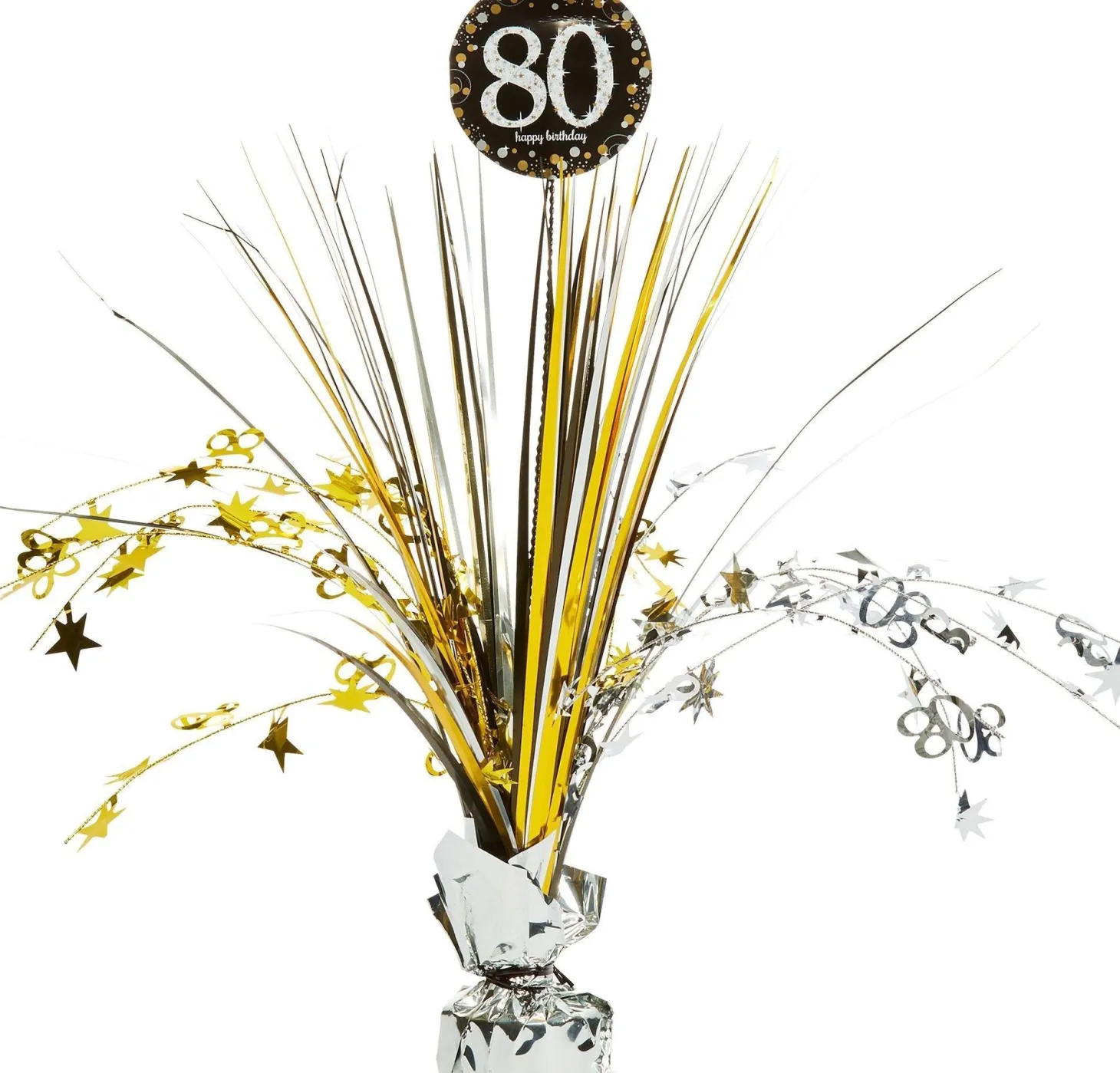 Milestone Birthday Spray Centerpiece - Sparkling Celebration, Ages
