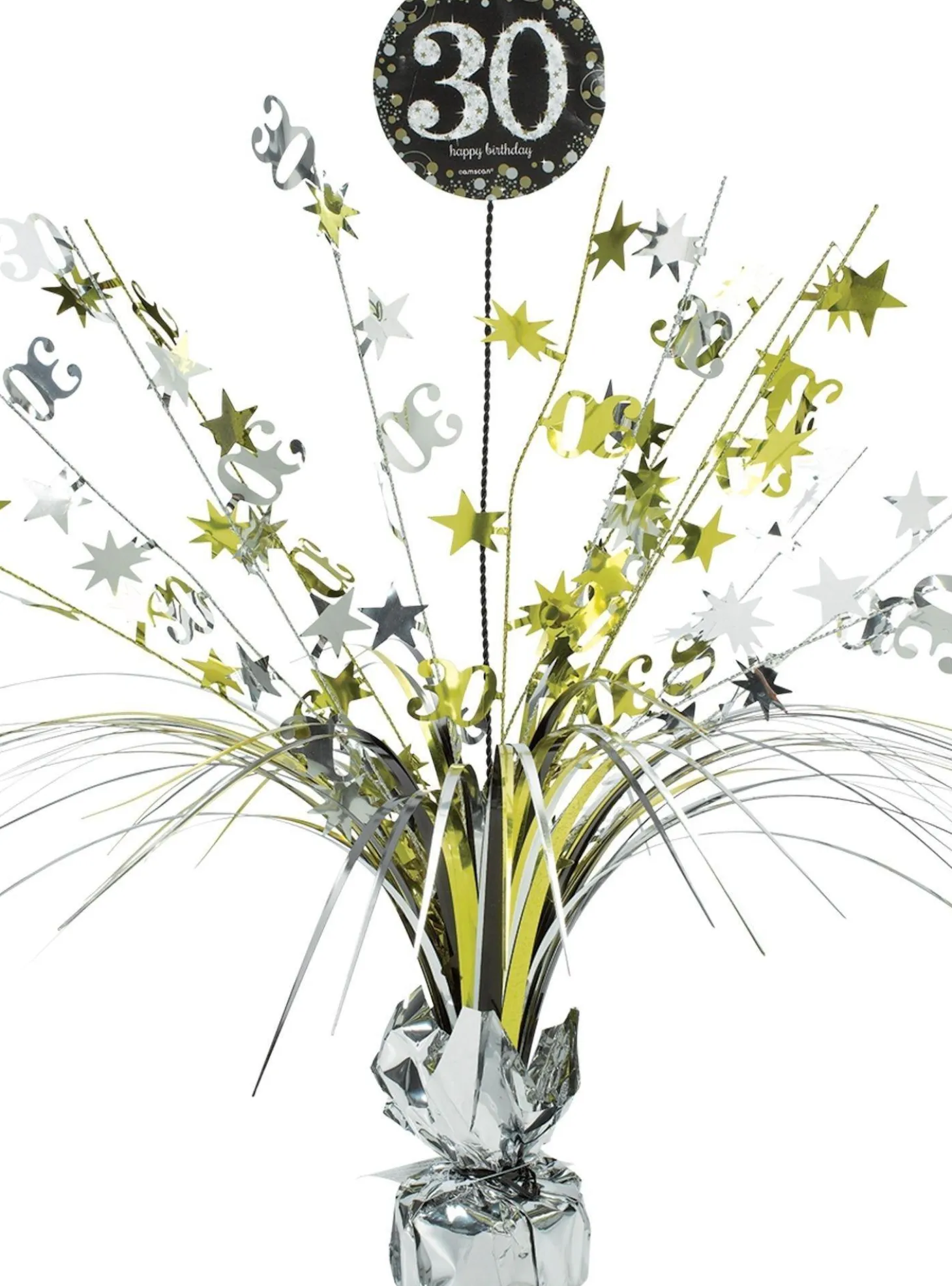 Milestone Birthday Spray Centerpiece - Sparkling Celebration, Ages