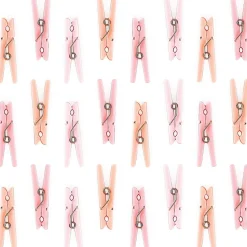 Mini Clothespin Baby Shower Favor Charms, 24ct, Assorted Colors