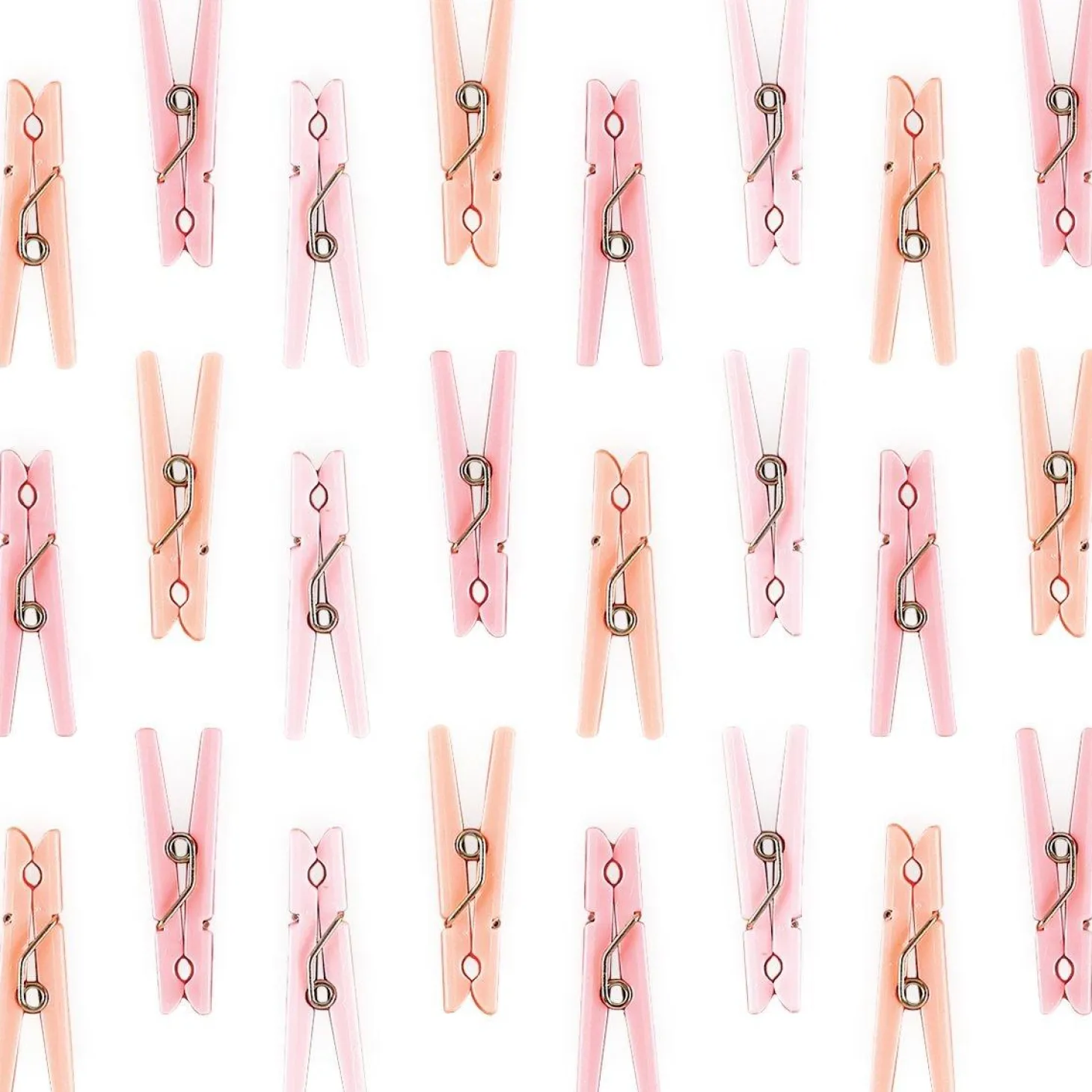 Mini Clothespin Baby Shower Favor Charms, 24ct, Assorted Colors