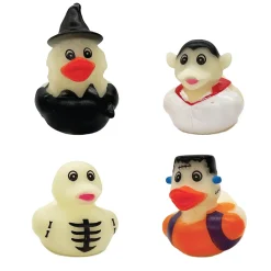 Mini Halloween Rubber Duckies – 8ct – Assorted Spooky Characters