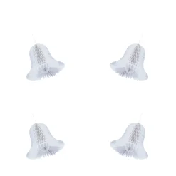 Mini Honeycomb Wedding Bells 4ct