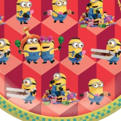 Minions Paper Dessert Plates, 7in, 8ct - Despicable Me 4