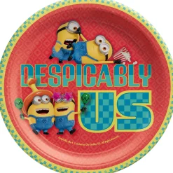 Minions Paper Lunch Plates, 9in, 8ct - Despicable Me 4