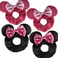 Minnie Mouse Forever Hair Scrunchies, 4pc