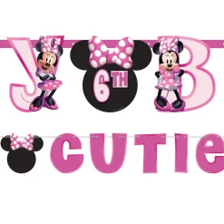 Minnie Mouse Forever Personalized Birthday Banner Kit 2ct