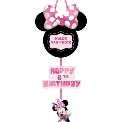 Minnie Mouse Forever Personalized Birthday Photo Sign