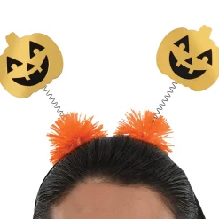 Mirrored Happy Pumpkin Head Bopper