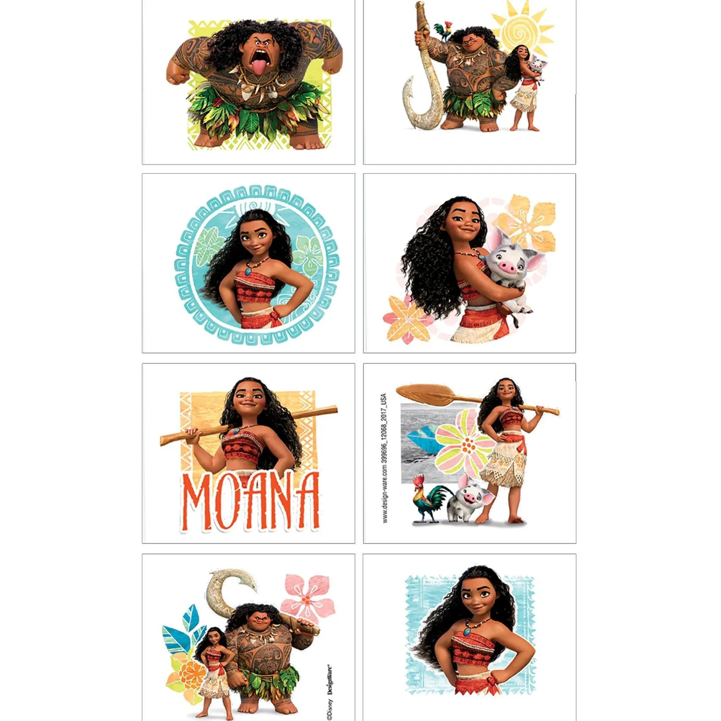 Moana Favor Kit for 8 Guests