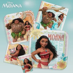 Moana Plates 8ct, Assorted Options
