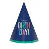 Modern Birthday Mini Cardstock Party Hats, 12ct