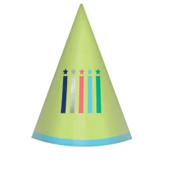 Modern Birthday Mini Cardstock Party Hats, 12ct