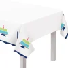 Modern Birthday Plastic Tablecover, 54in x 102in