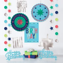 Modern Birthday Room Decorating Kit, 10pc