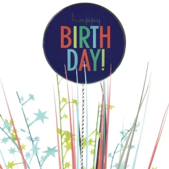 Modern Birthday Spray Centerpiece, 18in