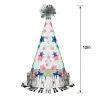 Modern Birthday Starry Plastic Party Hat, 10.5in