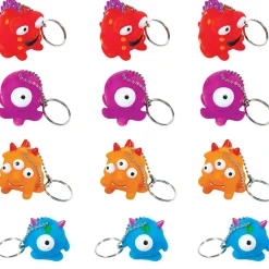 Monster Keychains 12ct – Colorful Party Favors