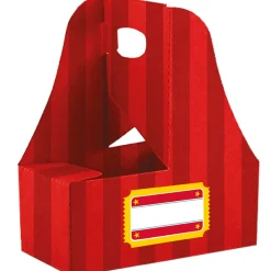 Movie Night Cardstock Snack Trays with Handle & Drink Holder, 10ct